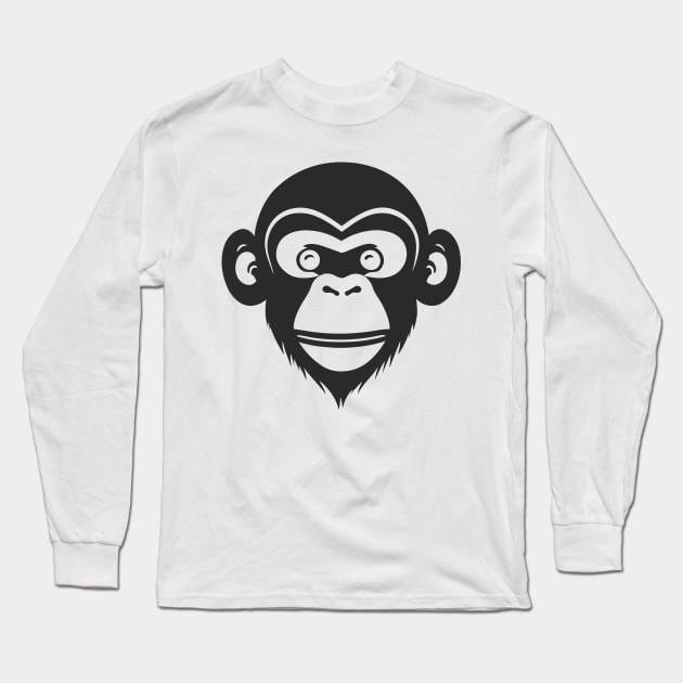 Ape Long Sleeve T-Shirt by aceofspace